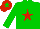 Silk - Big-green body, red star, big-green arms, red cap, big-green star