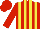 Silk - Red,yellow stripes