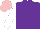 Silk - purple, white sleeves, pink cap