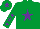 Silk - Emerald Green, Purple star, Emerald Green sleeves, Purple stars, Emerald Green cap, Purple star