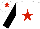 Silk - White body, red star, black arms, white cap, red star