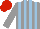 Silk - Grey body, light blue striped, grey arms, red cap
