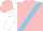 Silk - Pink, light blue sash, white sleeves, pink cap