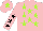 Silk - Pink,lime stars,sleeves,black stars,pink cap,lime star