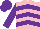 Silk - Pink, purple chevrons, purple sleeves, purple cap