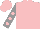 Silk - Pink, pink dots on grey slvs