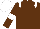 Silk - Brown, white epaulets, armlets, cap