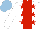 Silk - White, red stars, stripe, light blue cap