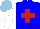 Silk - Blue, red cross, white sleeves, light blue cap