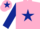 Silk - Pink, Dark Blue star, sleeves and star on cap