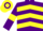 Silk - Purple, Yellow chevrons and armlets, hooped cap