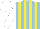 Silk - Light blue, yellow stripes, white sleeves, white cap