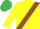 Silk - Yellow, Brown sash, Emerald Green cap