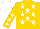 Silk - Gold , white stars, gold sleeves, white stars, white cap