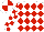 Silk - White, red diamonds, white and red checked sleeves, white and red quartered cap