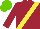 Silk - Maroon ,yellow sash, light green cap