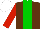 Silk - Brown, green stripe, red sleeves, white cap