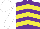 Silk - Purple, yellow chevrons, white sleeve, cap