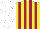 Silk - Yellow, maroon stripes, white sleeves, yellow cap, white cap