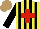 Silk - Yellow, black stripes, red cross, black sleeves, light brown cap