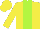 Silk - Yellow, lime stripe, yellow cap