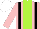 Silk - Pink, black braces, lime stripe, white cap