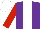 Silk - Purple,white stripe,red sleeves, white cap