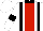 Silk - White, black braces, red stripe, white sleeves, black, red, black, armlets, black collar
