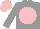 Silk - Grey, pink disc, pink cap