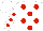 Silk - White,red spots,white sleeves,red spots