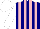 Silk - Navy, pink stripes, white sleeves, white cap