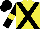 Silk - Yellow body, black cross sashes, black arms, yellow armlets, black cap