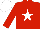 Silk - Denim, denim, red, red, horizontal stripes, white star, cap