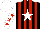 Silk - Black, red striped, white star, sleeves, red stars, white cap