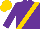 Silk - Purple, gold sash, gold cap