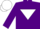 Silk - Purple, White inverted triangle, White cap
