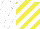 Silk - Yellow, white diagonal stripes, white sleeves, cap