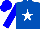 Silk - Royal blue, white star, blue sleeves and cap