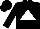 Silk - Black, White triangle, White