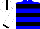 Silk - Blue,black,silver,black horizontal stripes,white sleeves,black cuffs,white cap,black stripe
