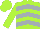 Silk - Lime, silver chevrons