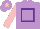 Silk - Mauve, purple hollow box, pink sleeves, mauve cap, pink star