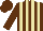 Silk - brown and beige stripes, brown sleeves