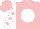Silk - Pink with white ball, white sleeves with pink spots