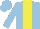 Silk - Light blue,yellow stripe, light blue cap