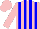 Silk - Pink,blue stripes