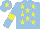 Silk - Light blue, yellow stars, armlets and star on cap