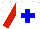 Silk - White, blue cross, red sleeves, white cap