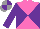 Silk - Rose body, purple diabolo, purple arms, grey cap, purple quartered