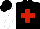 Silk - Black, red cross, white sleeves